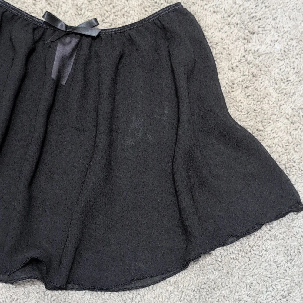 More Than Magic Black Dance Skirt Sheer Ballet Tap‎ Jazz Girls Size 14/16